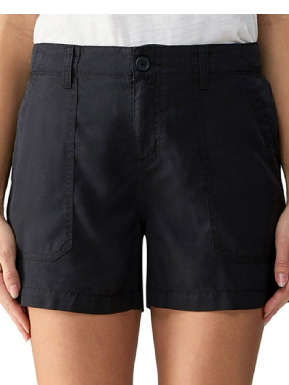 Social Standard Sanctuary NWT Women's Fortune Tencel Shorts  Black